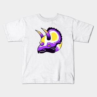 Pride Dinosaurs: Nonbinary Kids T-Shirt